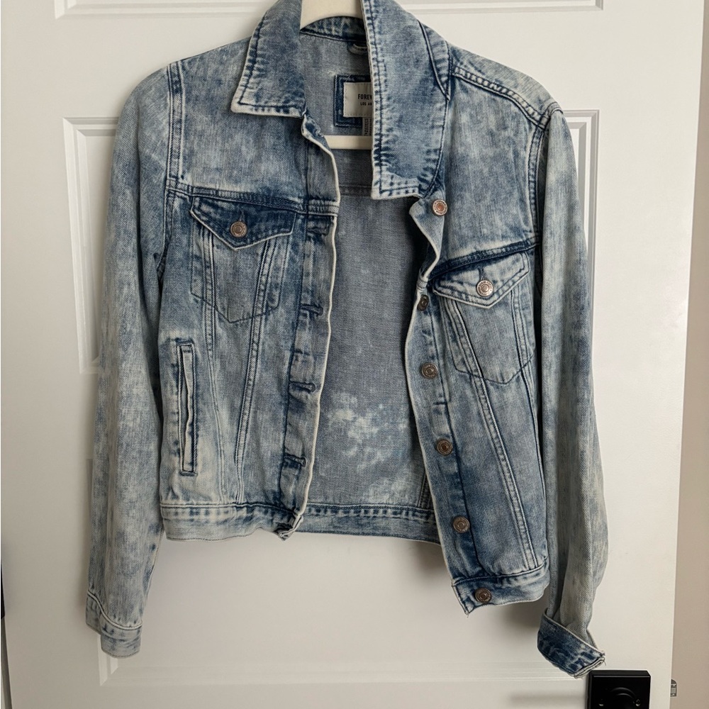 Forever 21 Light Wash Denim Jacket